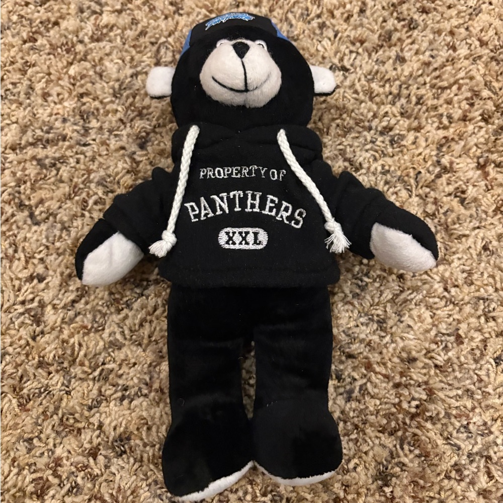 Carolina Panthers plush bear